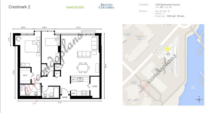 Photo 40 at 608 - 1228 Marinaside Crescent Street, Yaletown, Vancouver West
