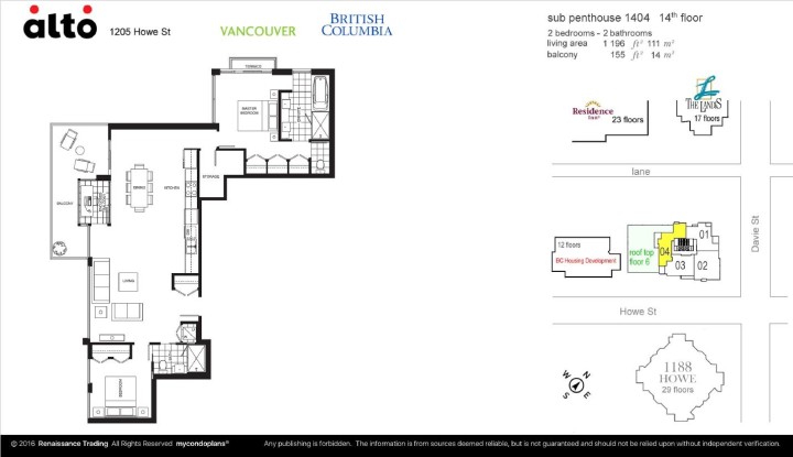 Photo 26 at 1404 - 1205 Howe Street, Downtown VW, Vancouver West