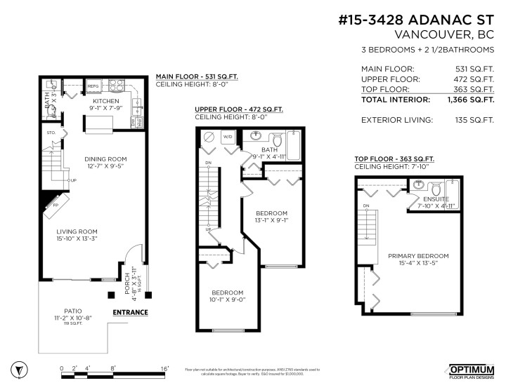 Photo 15 at 15 - 3428 Adanac Street, Renfrew VE, Vancouver East