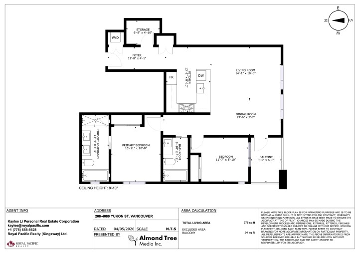 Photo 5 at 208 - 4080 Yukon Street, Cambie, Vancouver West