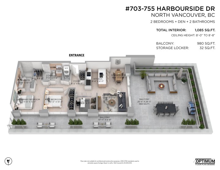Photo 40 at 703 - 755 Harbourside Drive, Harbourside, North Vancouver