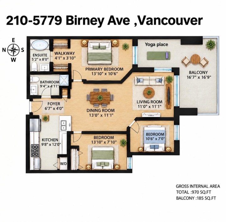 Photo 27 at 210 - 5779 Birney Avenue, University VW, Vancouver West