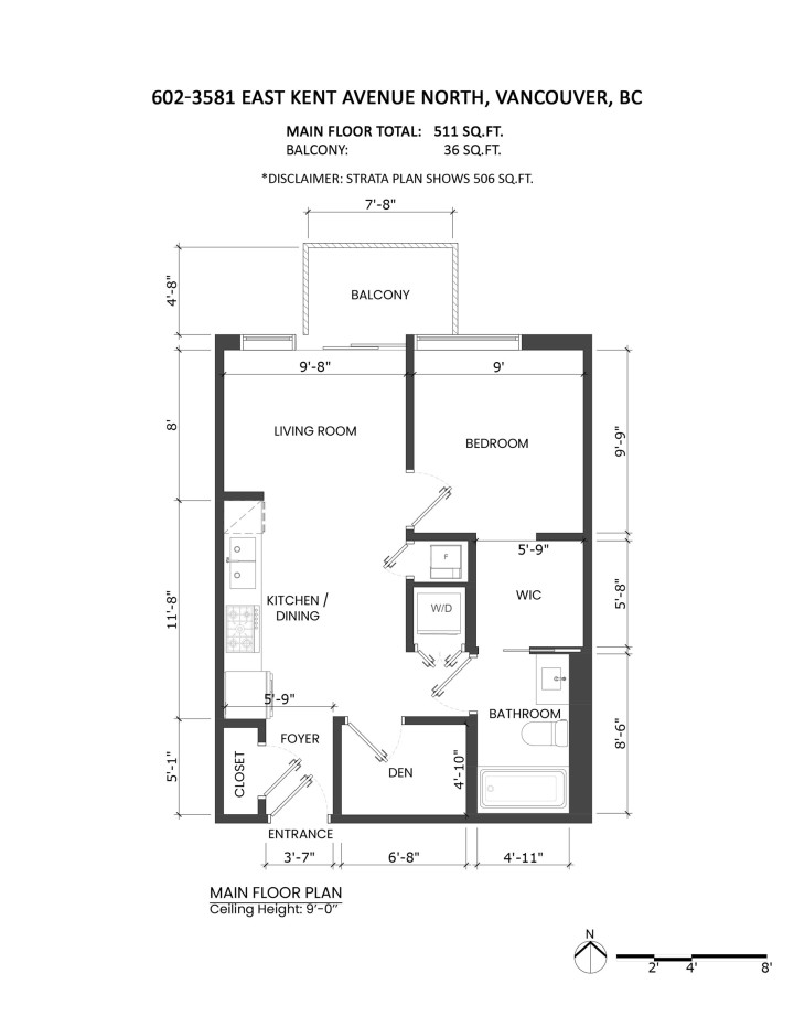 Photo 9 at 602 - 3581 E Kent Avenue North, South Marine, Vancouver East