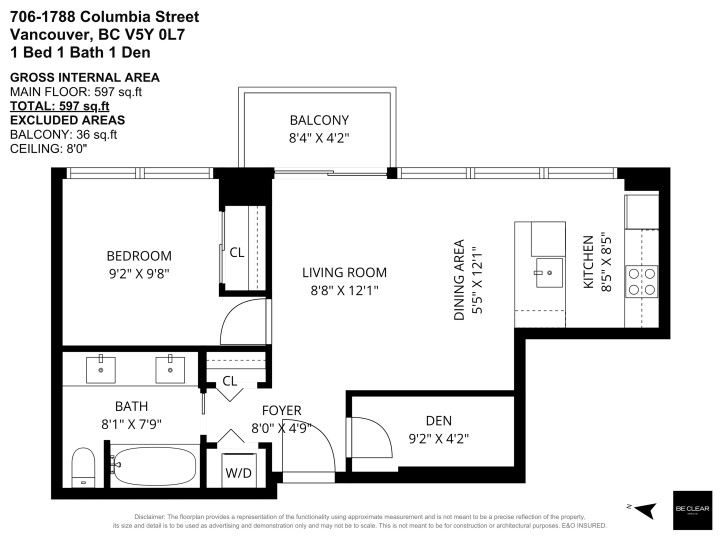 Photo 19 at 706 - 1788 Columbia Street, False Creek, Vancouver West