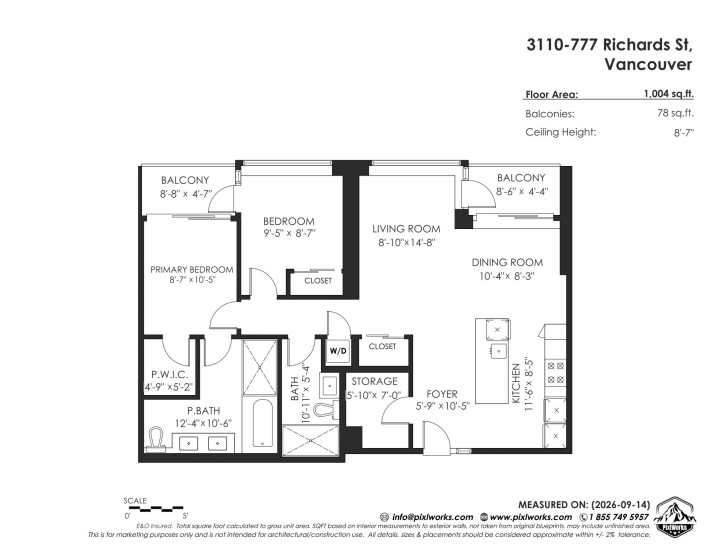 Photo 32 at 3110 - 777 Richards Street, Downtown VW, Vancouver West