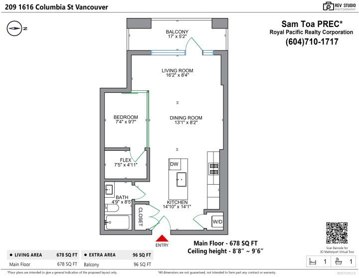 Photo 25 at 209 - 1616 Columbia Street, False Creek, Vancouver West