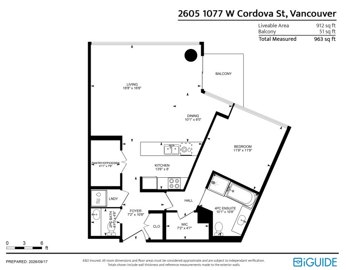 Photo 2 at 2605 - 1077 W Cordova Street, Coal Harbour, Vancouver West