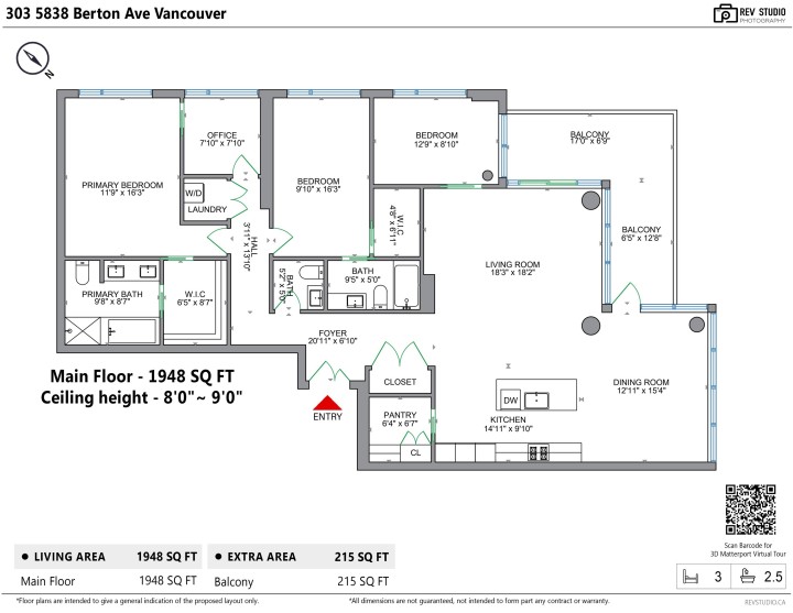 Photo 37 at 303 - 5838 Berton Avenue, University VW, Vancouver West
