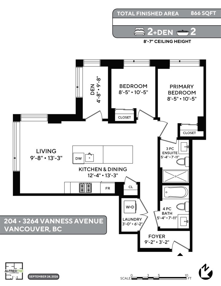 Photo 3 at 204 - 3264 Vanness Avenue, Collingwood VE, Vancouver East