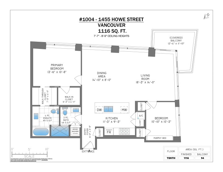 Photo 25 at 1004 - 1455 Howe Street, Yaletown, Vancouver West