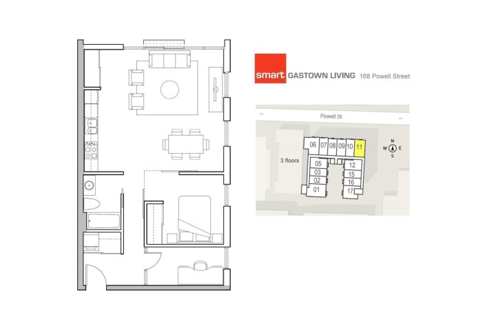 Photo 4 at 511 - 168 Powell Street, Downtown VE, Vancouver East