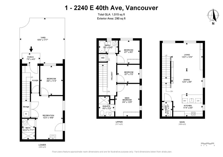 Photo 10 at 1 - 2240 E 40th Avenue, Victoria VE, Vancouver East