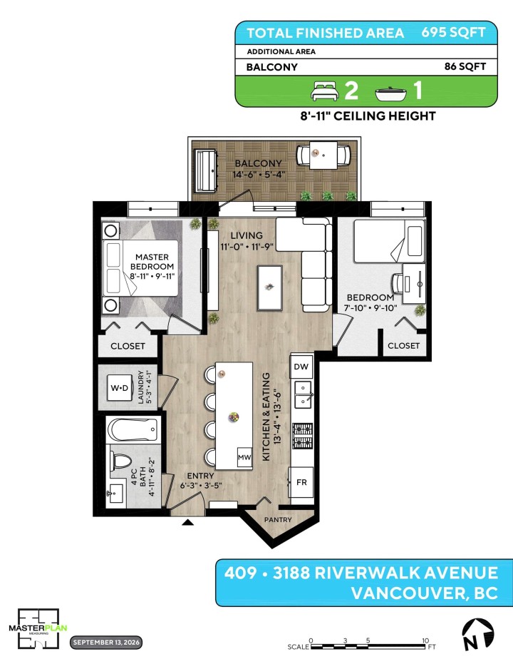 Photo 32 at 409 - 3188 Riverwalk Avenue, South Marine, Vancouver East