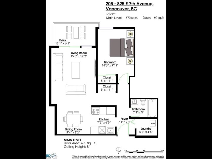 Photo 3 at 205 - 825 E 7th Avenue, Mount Pleasant VE, Vancouver East
