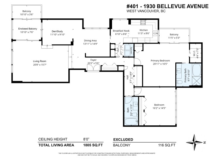 Photo 37 at 401 - 1930 Bellevue Avenue, Ambleside, West Vancouver