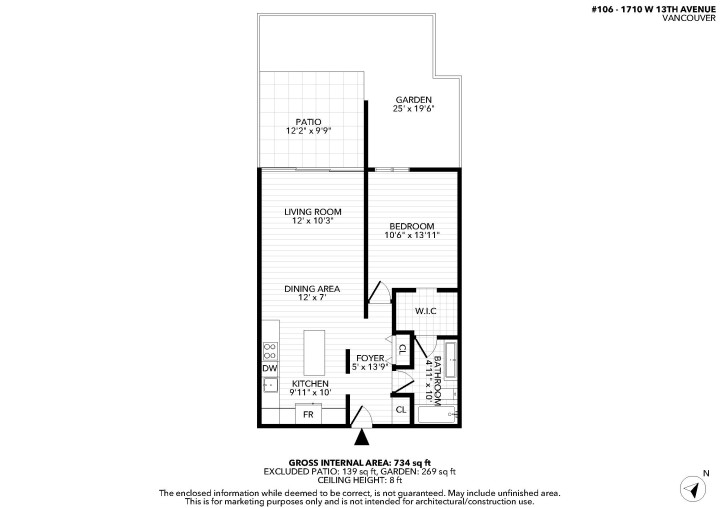 Photo 25 at 106 - 1710 W 13th Avenue, Fairview VW, Vancouver West