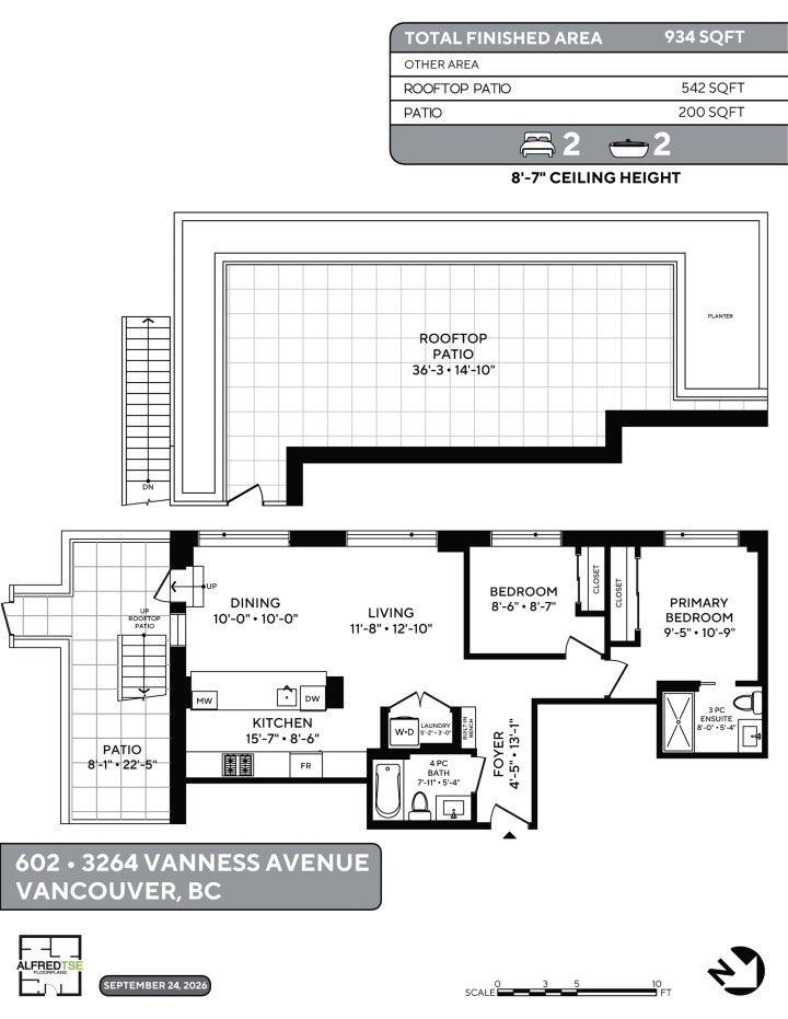Photo 3 at 602 - 3264 Vanness Street, Collingwood VE, Vancouver East