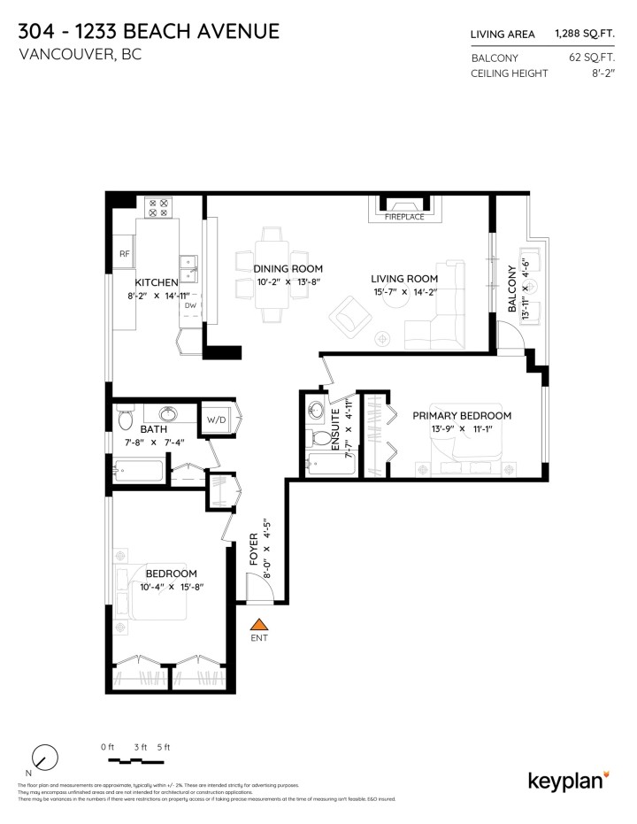 Photo 4 at 304 - 1233 Beach Avenue, West End VW, Vancouver West