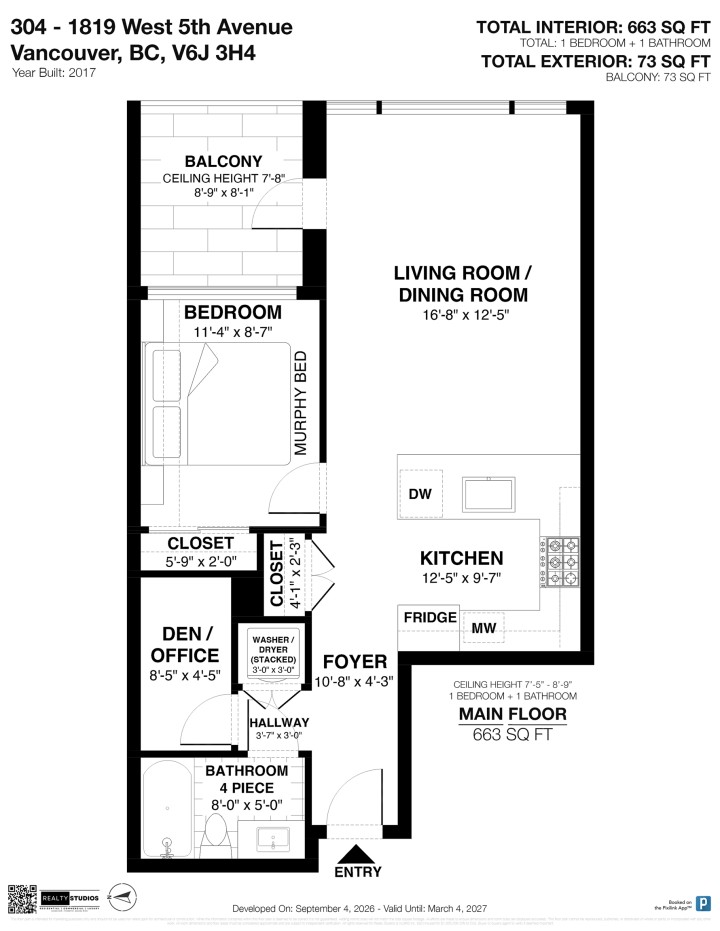 Photo 33 at 304 - 1819 W 5th Avenue, Kitsilano, Vancouver West