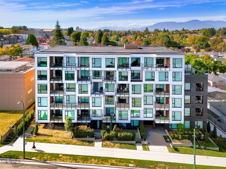 Photo 1 at 406 - 5399 Joyce Street, Collingwood VE, Vancouver East
