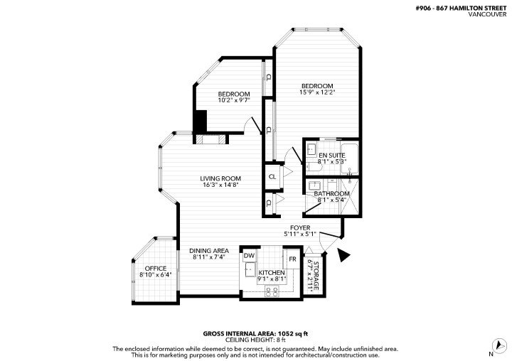 Photo 40 at 906 - 867 Hamilton Street, Downtown VW, Vancouver West
