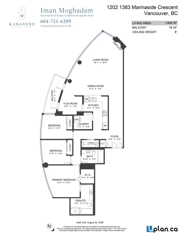 Photo 40 at 1202 - 1383 Marinaside Crescent, Yaletown, Vancouver West