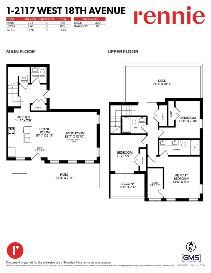 Photo 2 at 1 - 2117 W 18th Avenue, Arbutus, Vancouver West