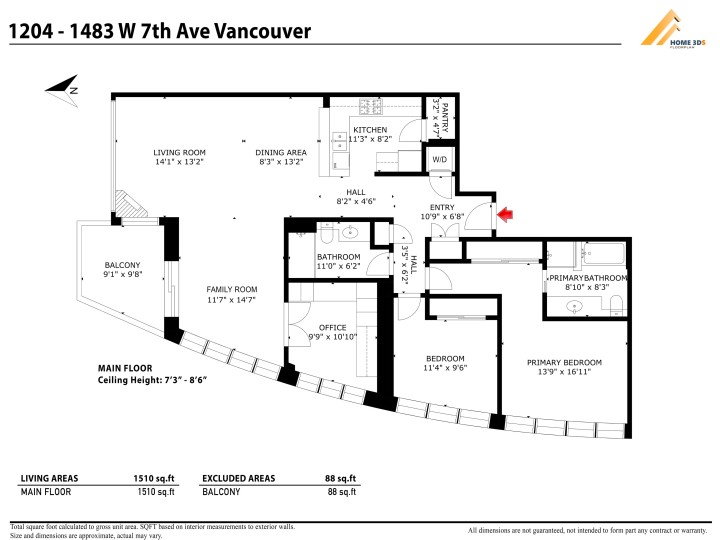 Photo 36 at 1204 - 1483 W 7th Avenue, Fairview VW, Vancouver West