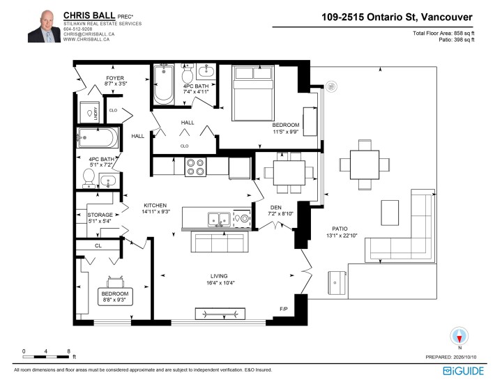 Photo 4 at 109 - 2515 Ontario Street, Mount Pleasant VW, Vancouver West