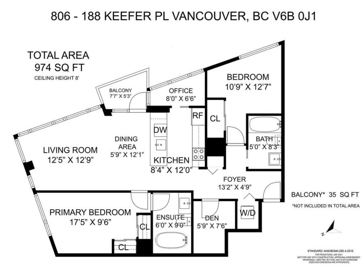 Photo 37 at 806 - 188 Keefer Place, Downtown VW, Vancouver West