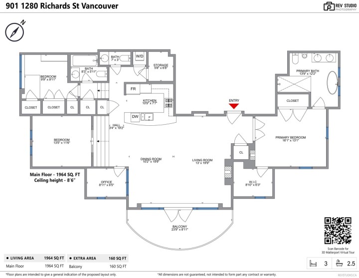 Photo 29 at 901 - 1280 Richards Street, Yaletown, Vancouver West